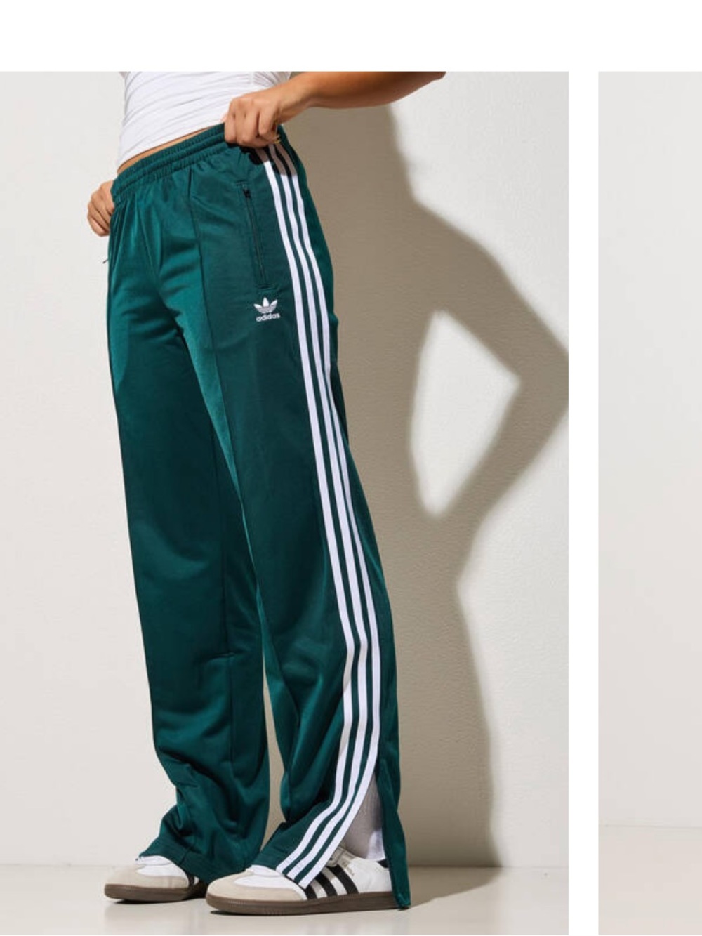 ADIDAS Green Original Firebird Track Pants